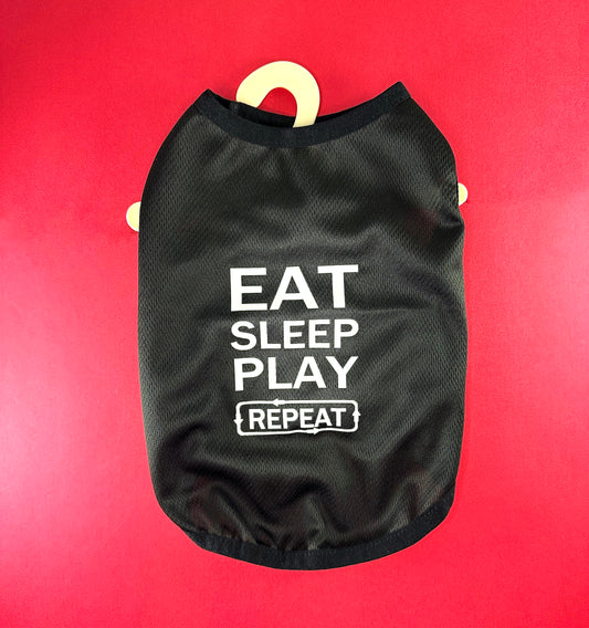 Eat, Sleep, Play, Repeat Pet Tee | For Dogs & Cats