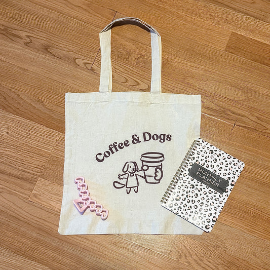 Coffee & Dogs Tote Bag