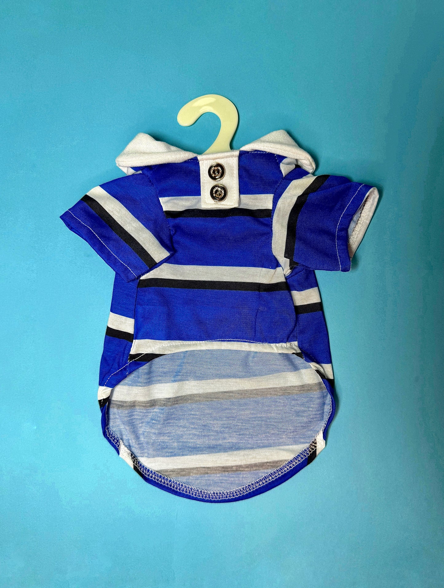 Blue Striped Polo Pet Shirt | For Dogs & Cats