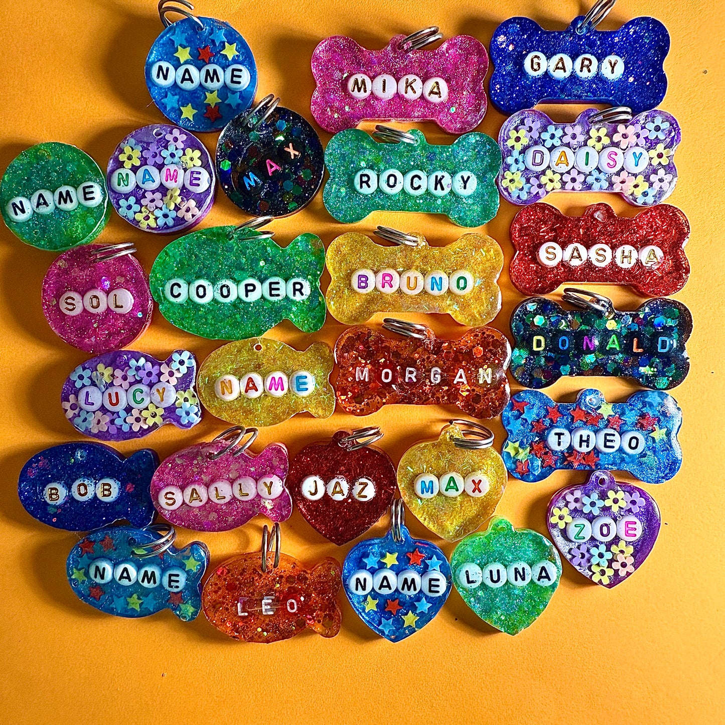 Custom Pet ID Tag – Heart Shape