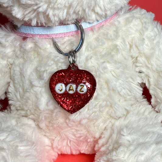 Custom Pet ID Tag – Heart Shape
