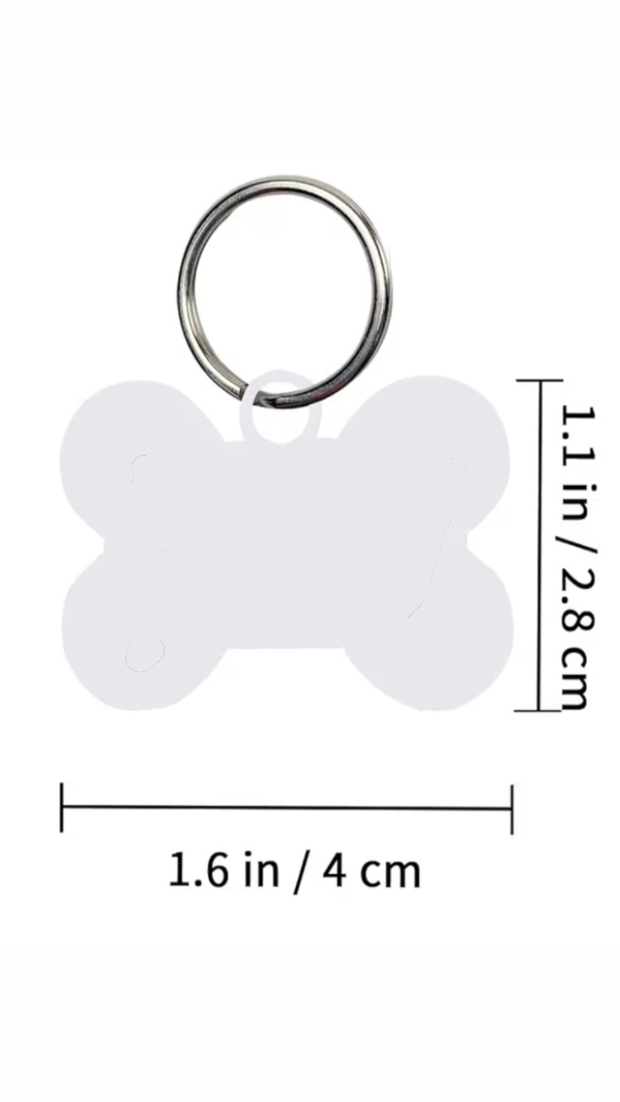 Custom Aluminum Pet ID Tag – Race Design