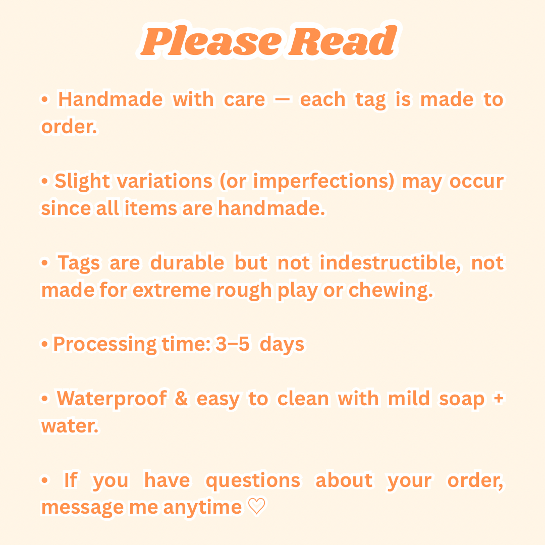 Custom Pet ID Tag – Heart Shape