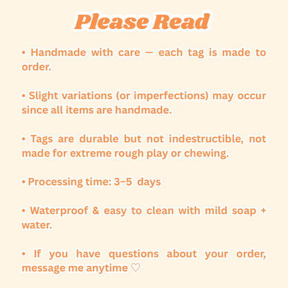 Custom Pet ID Tag – Heart Shape