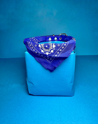 Classic Bandana Leather Collar | For Dogs